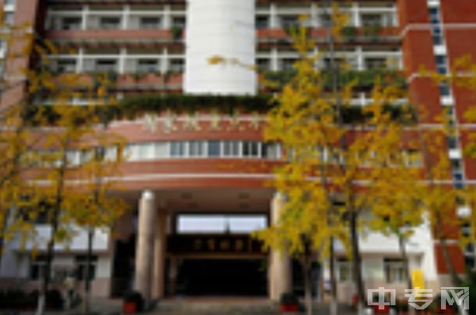 杭州市开元商贸职业学校教学楼一侧