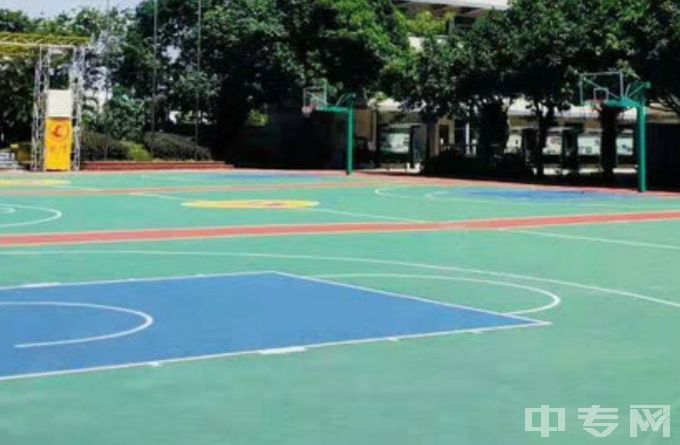 广东省领才技工学校篮球场