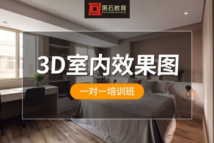 成都黑石设计教育3D室内效果图一对一培训班